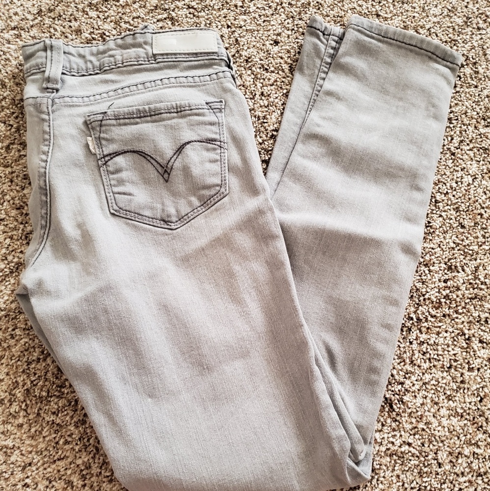 Levi's Demi Curve Gray Jeans